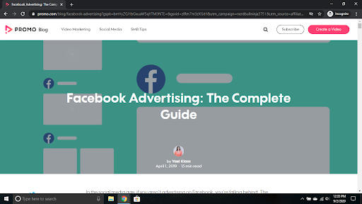 Image for the complete guide to facebook advertising