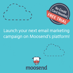 Click the image to sign up for Moosend
